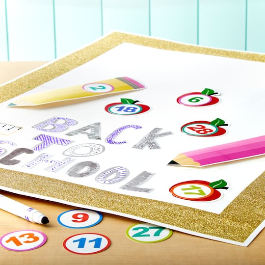 Royal Brites® Gold Glitter Glam Poster Board